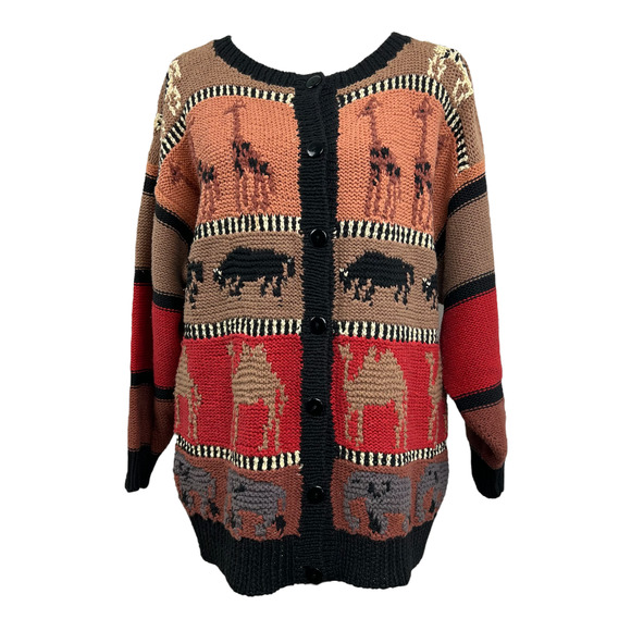 Vintage 1980's Safari 20 ANS Sweater M - Picture 1 of 3